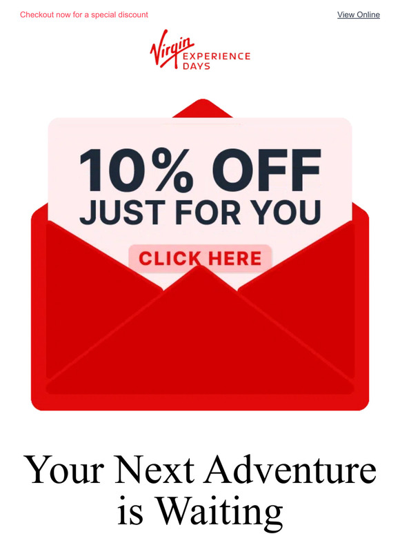 10% Off Just For You | Items in your basket are waiting