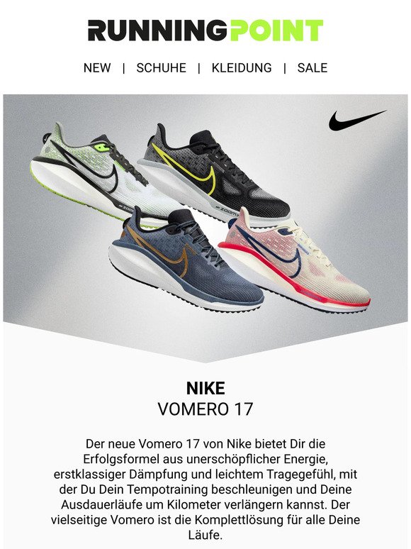 Nike Vomero - Der Allrounder von Nike