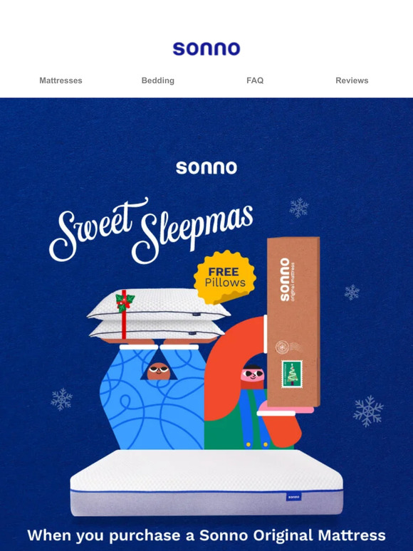 🎅🏼 Celebrate Xmas with Sonno Sweet Sleepmas!