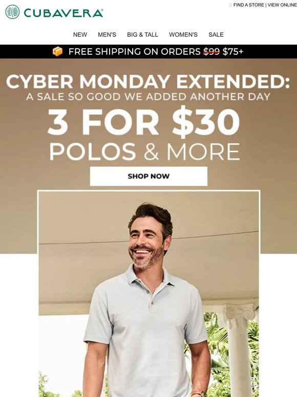 ONE MORE DAY: Cyber Monday Extended!
