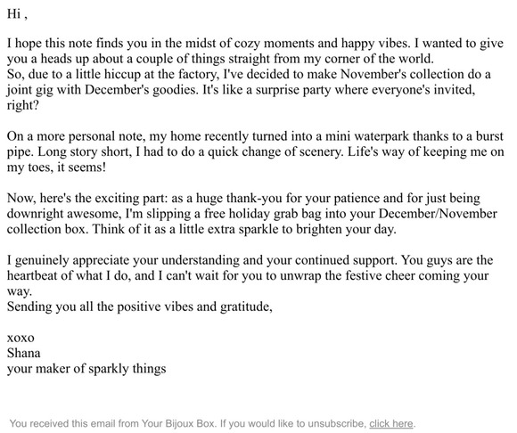 Heartfelt Update from Me to You 🌟