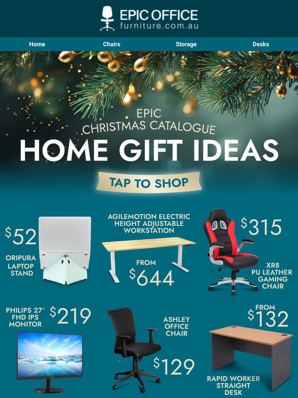 🎅 Ho Ho Home Office ideas just for you