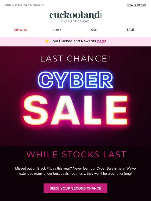 💥 CYBER SALE 💥 Deals extended