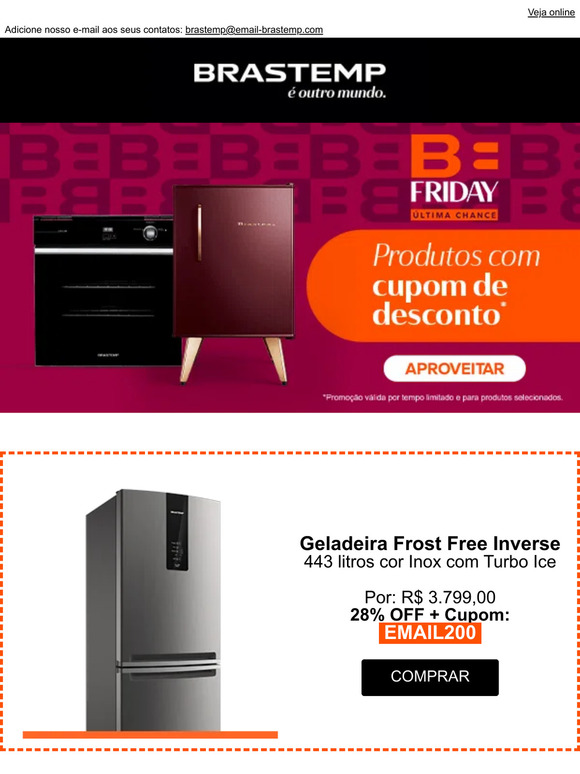 Por E-mail as Ofertas de Black ainda tão rolando! 🤩