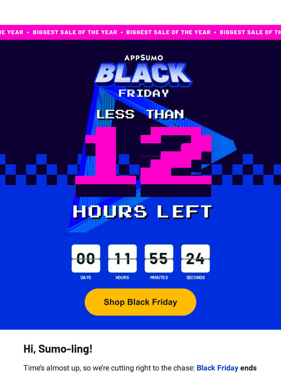 It’s almost over