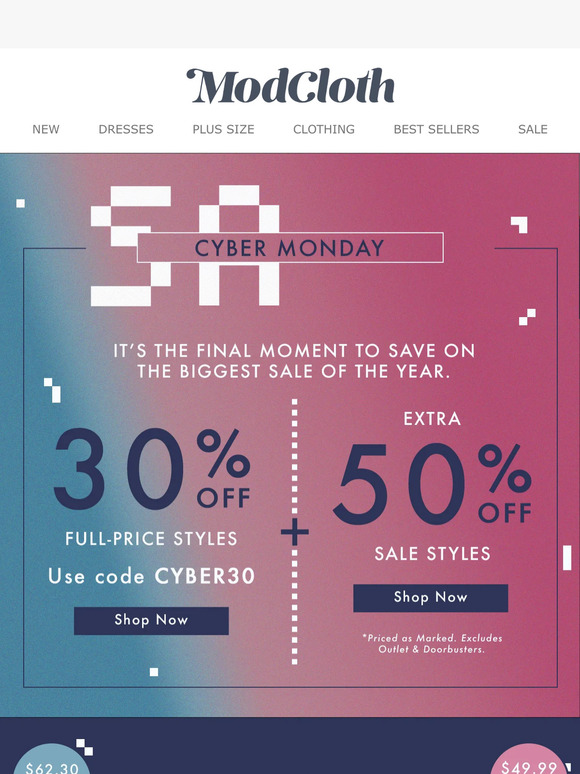 Last Chance for Up to 80% Off!