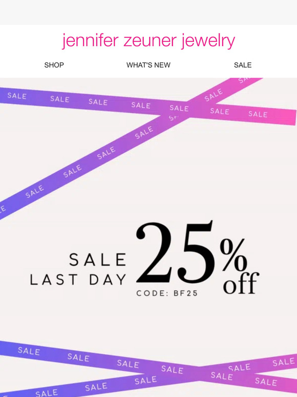 Final Hours!! Last chance to save 25% Off SITEWIDE!
