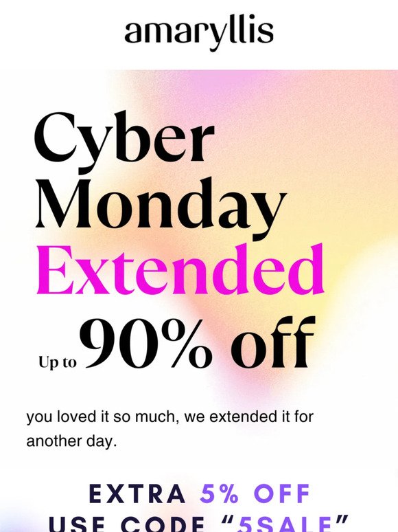 90% + 5% OFF SALE EXTENDED - Offer ENDS at Midnight!