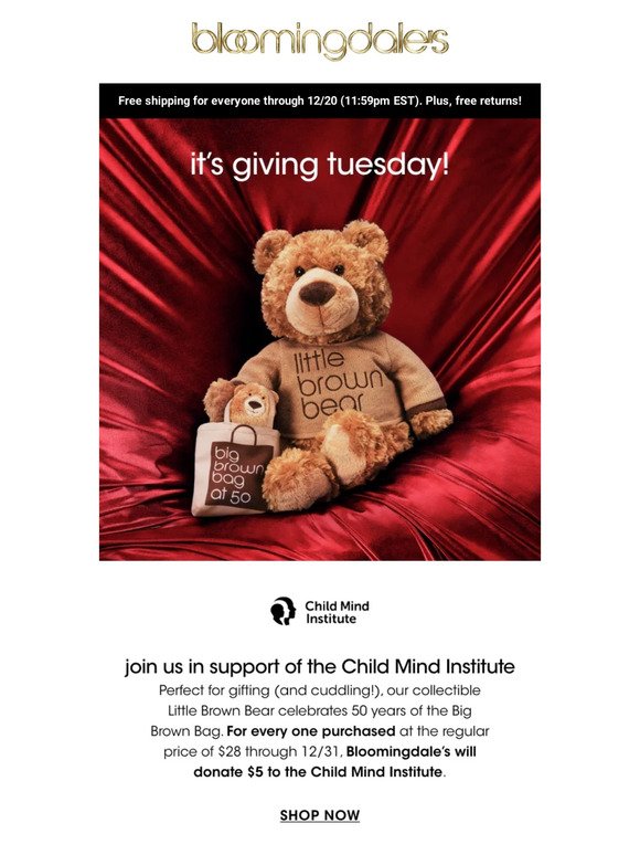 It’s Giving Tuesday (and we have the *cutest* way to give back)