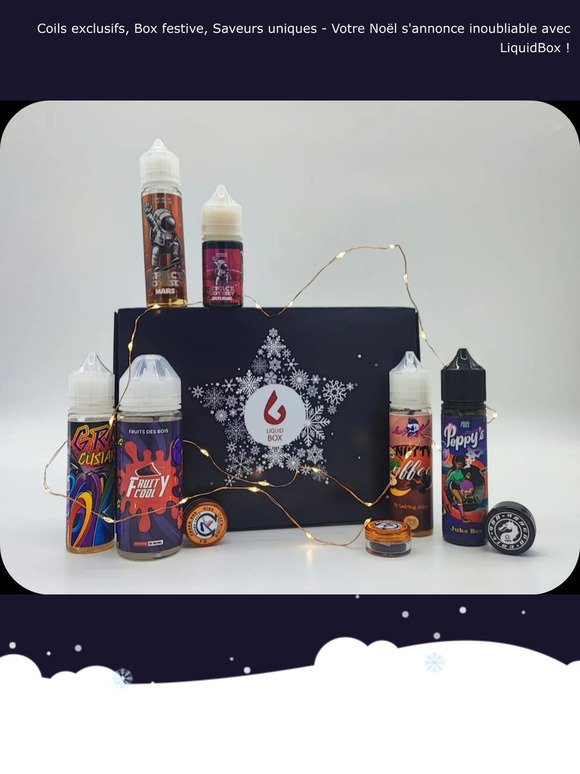 🎄 Noël Magique avec LiquidBox : Découvrez Nos Offres Féeriques !
