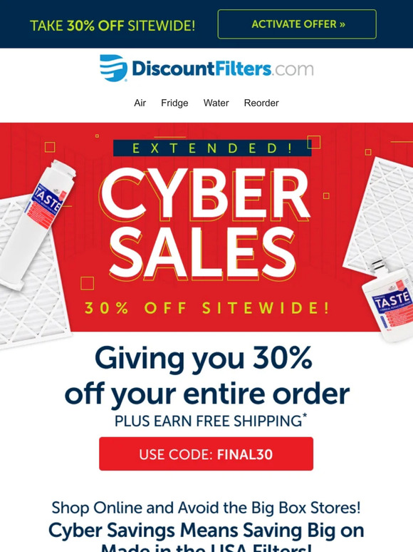 FINAL Cyber Savings are Here!