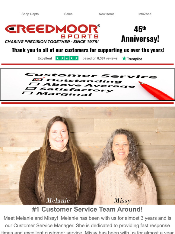 Meet Melanie & Missy Our Customer Service Team!