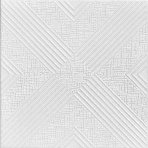 Hidden Treasure Glue-up Styrofoam Ceiling Tile - 20 in x 20 in - #R34 - (Pack of 96)