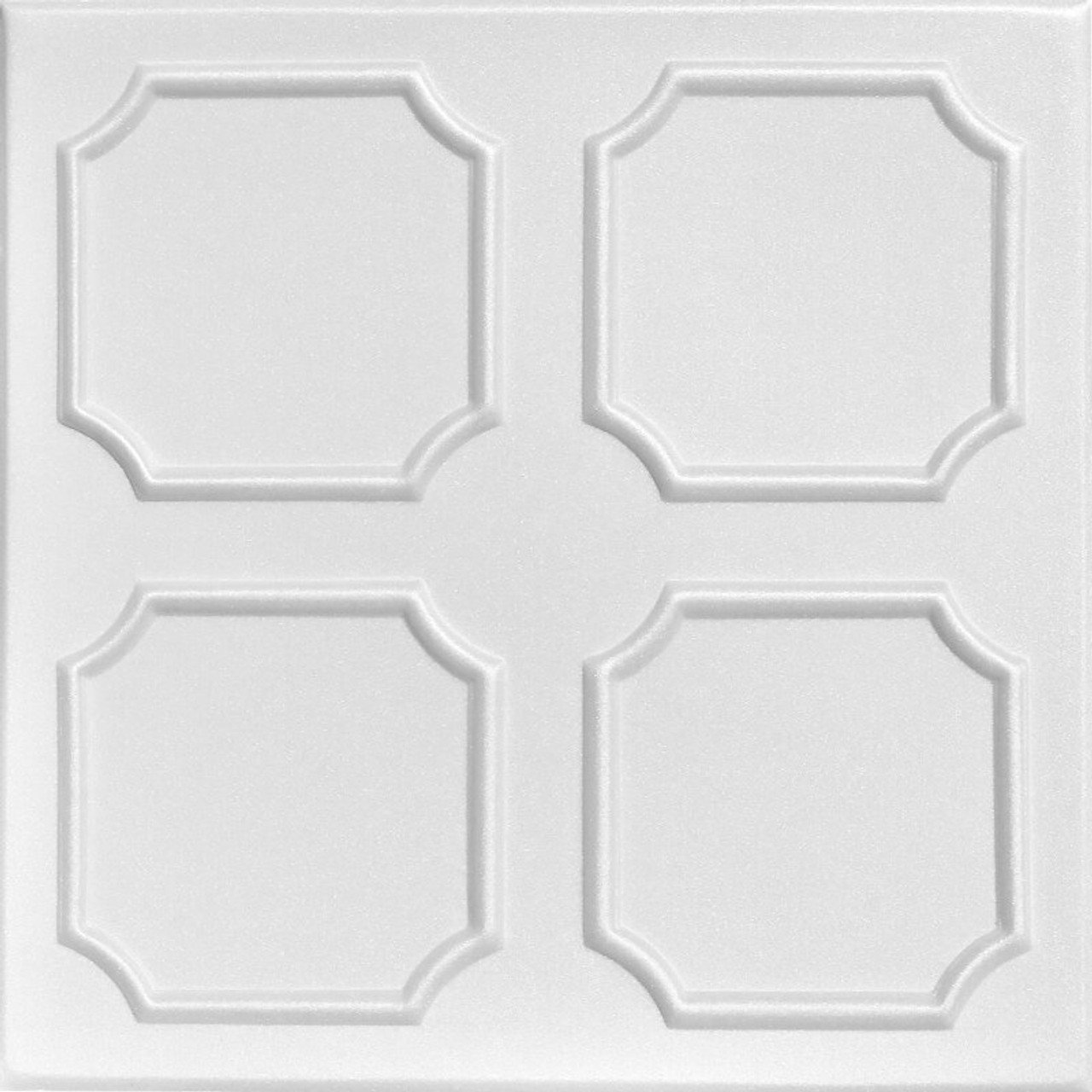 Bostonian Glue-up Styrofoam Ceiling Tile 20 in x 20 in - #R01 - (Pack of 96)