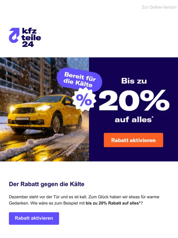 Der Winter kommt. Sei bereit 💪