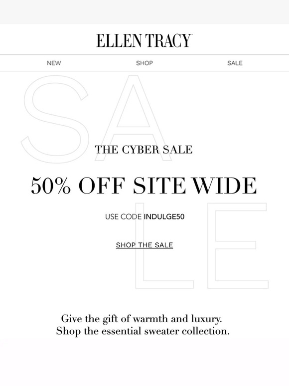 50% Off Sitewide