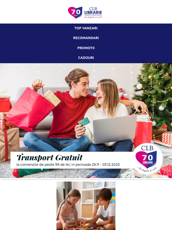 🎄TRANSPORT GRATUIT si 10-50% REDUCERE la carti, cadouri si jucarii! 🎁