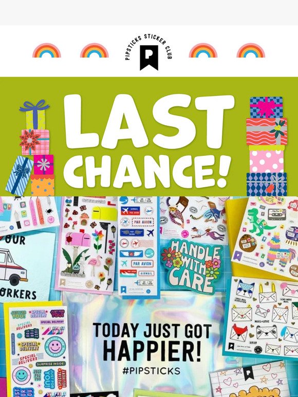 🌟 Final Call: Last Chance for the DEC Sticker & Stationery Club! 💌