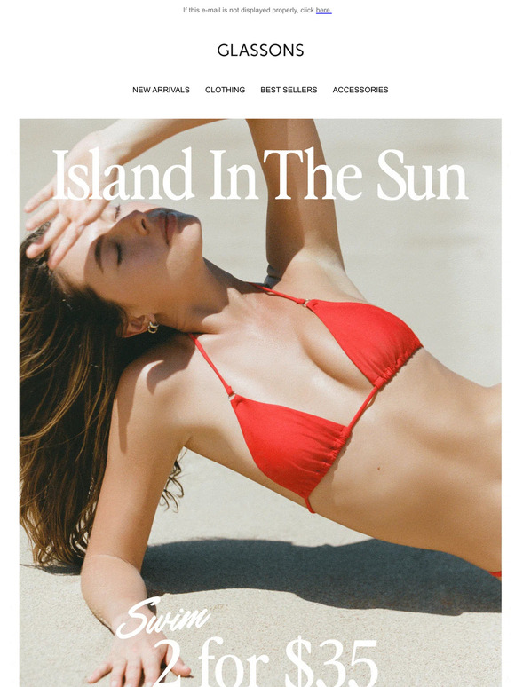 ISLAND IN THE SUN | 2 FOR $35 SWIM