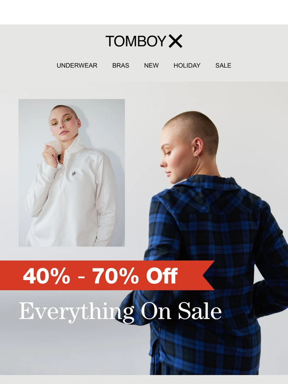 40% - 70% Off Everything on Sale