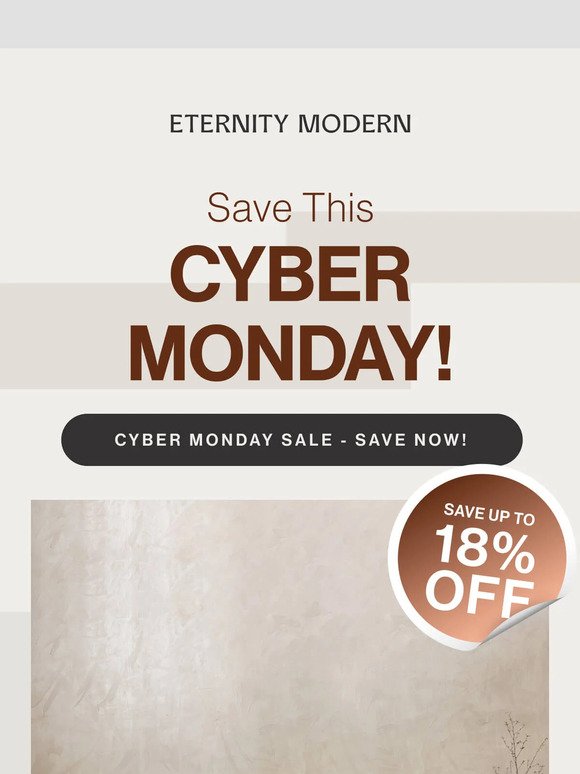 Elevate Your Living Space with Cyber Monday!