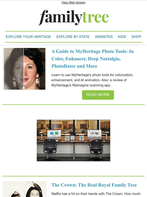 A Guide to MyHeritage Photo Tools