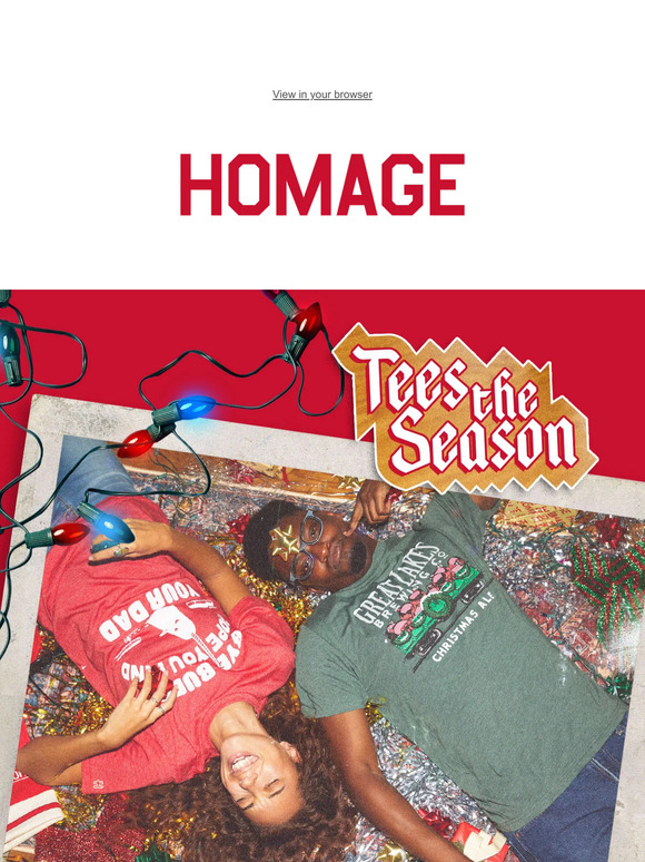 Tees the Season! 🌟 Holiday flicks + more.
