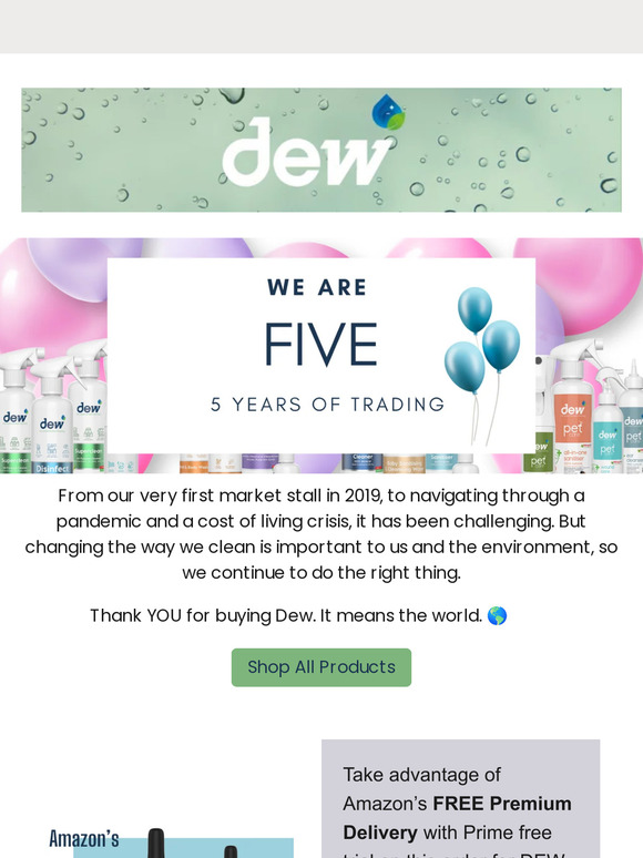 We are 5🎈