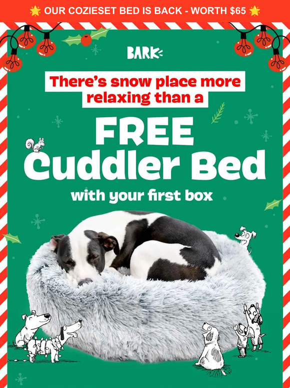 🎄🛌 Cozy up with this FREE Dog Bed Milled