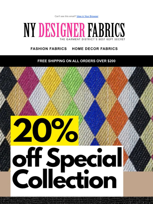 20% off Special Selection Sale