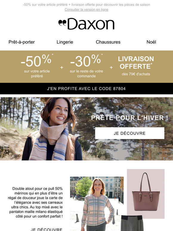 Prête pour l’hiver en alliant confort, chaleur et élégance !