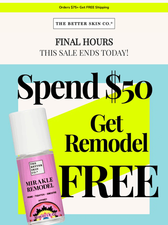 Ends Today! 🎀 Save Up to 75%