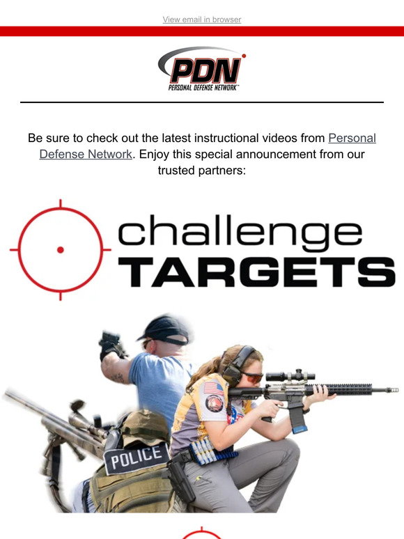 Personal Defense Network: Challenge Targets Introduction | Milled