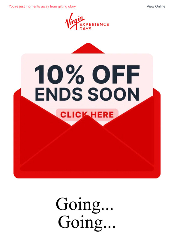 📢 Reminder! 10% Off ends soon