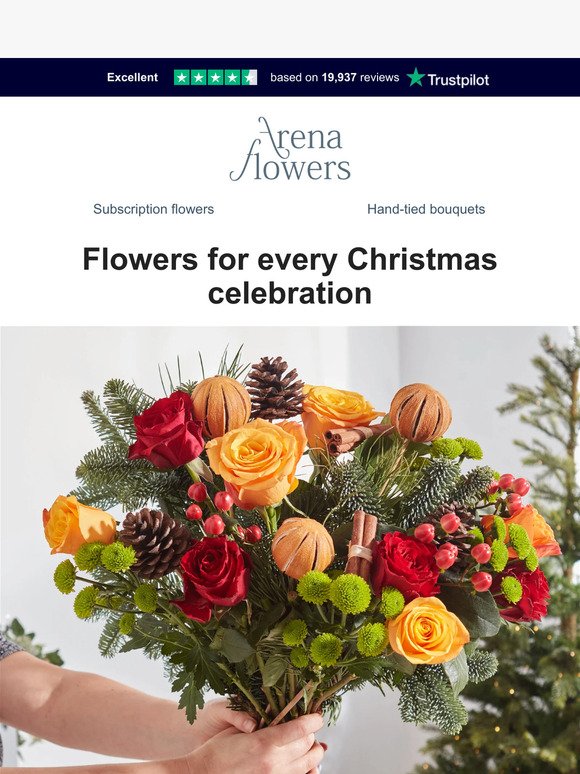 Flowers for every Christmas celebration