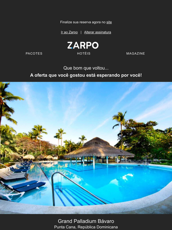 ➤ Vamos fechar? Grand Palladium Bávaro + Todas as suas últimas cotações