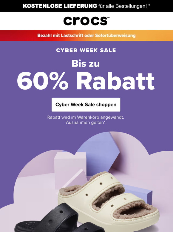 Hol dir bis zu 60% Rabatt