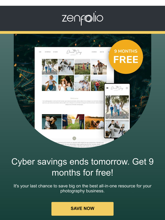 9 Months Free Ends Tomorrow!