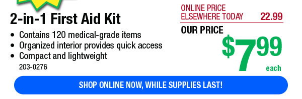 2-in-1 First Aid Kit
