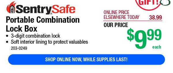 Portable Combination Lock Box