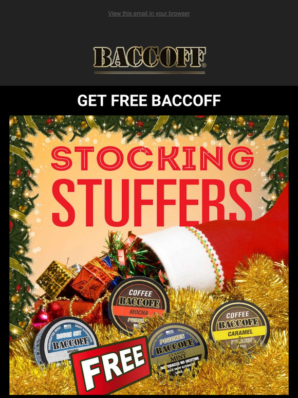 FREE BACCOFF🎁🎄