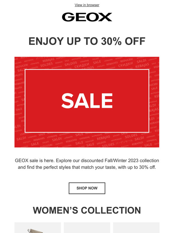 S-A-L-E up to 30% 🔥