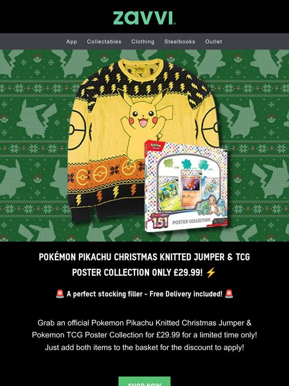 Pokémon Christmas Deal - TCG Pack Saving! [Go!]