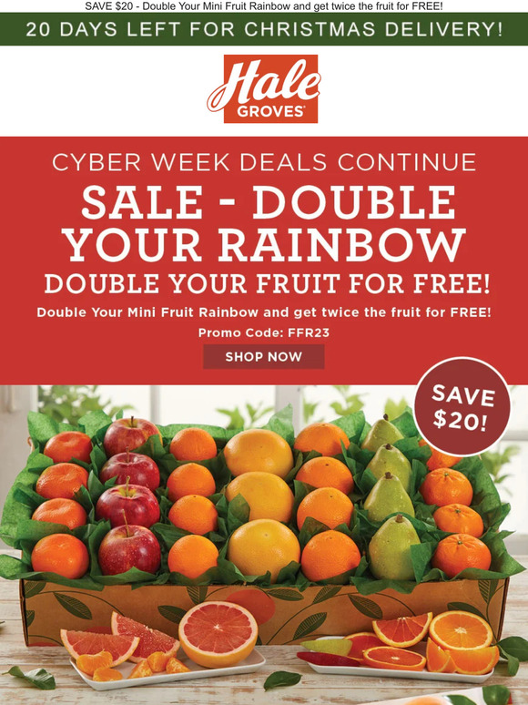 🍊 SALE - Double Your Rainbow - Double Your Fruit for Free! 🍊