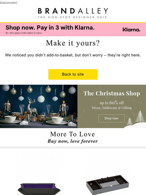 BrandAlley Email Newsletters: Shop Sales, Discounts, and Coupon Codes
