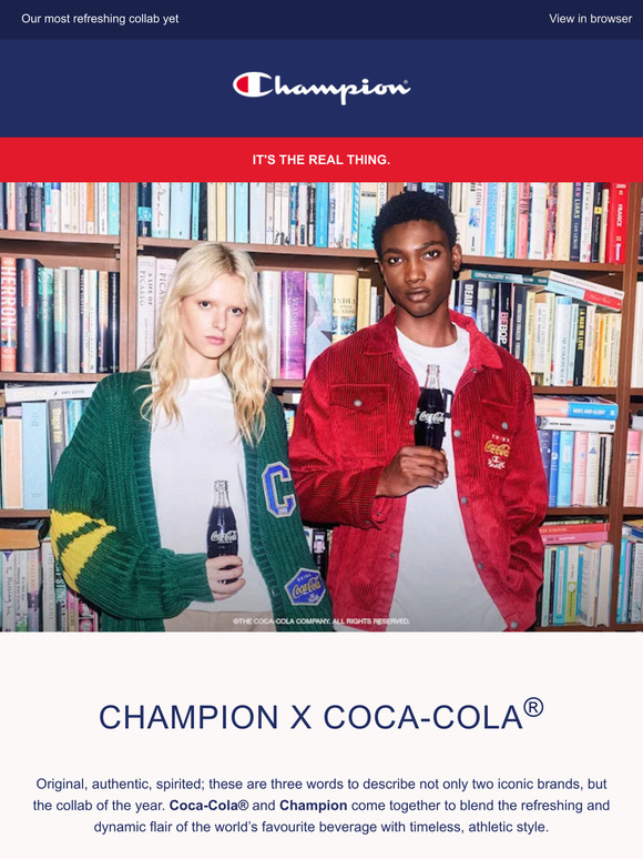 Champion: JUST DROPPED: Champion x Coca-Cola® ❤ | Milled
