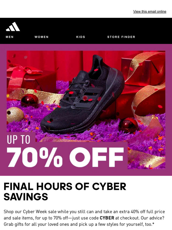 adidas sign up 15 off