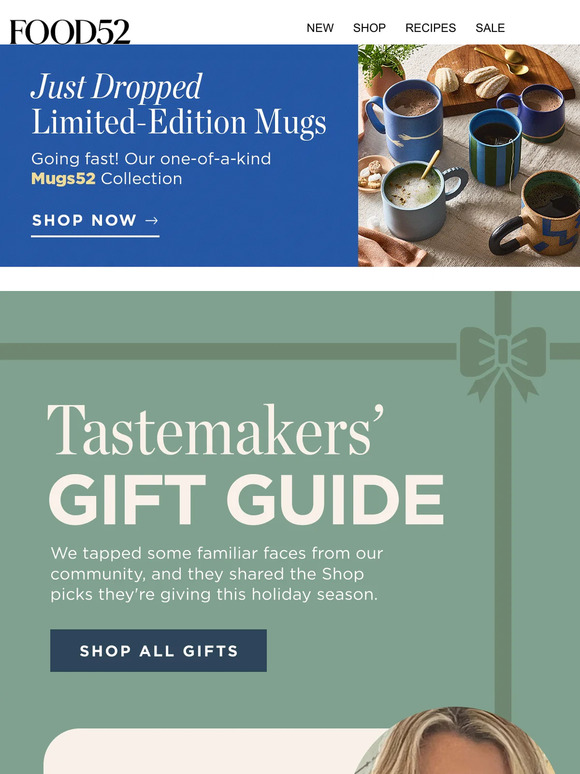 Gift ideas from a few familiar faces, this way.