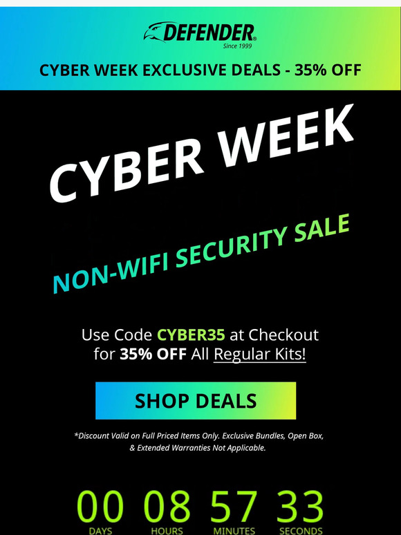12 Hours Left! - CYBER WEEK⚡