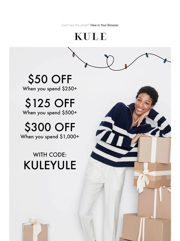 Code KULEYULE Expires Tonight